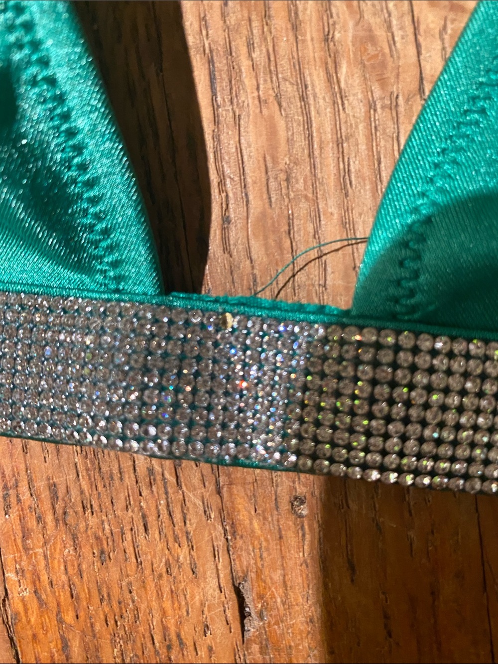 Victoria Secret Rhinestone Bikini Top M Bottom S - Picture 6 of 6